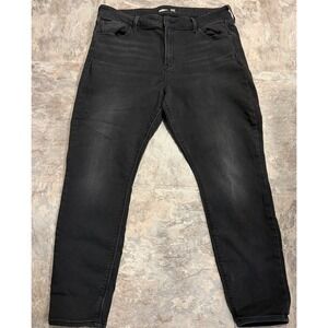 Old Navy Womens Rockstar Super Skinny High Rise Built In Warm Black Size 16 Jean